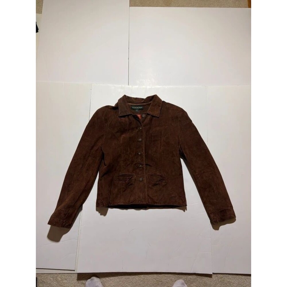 Vintage Bushwacker Women's Leather Cardigan size M